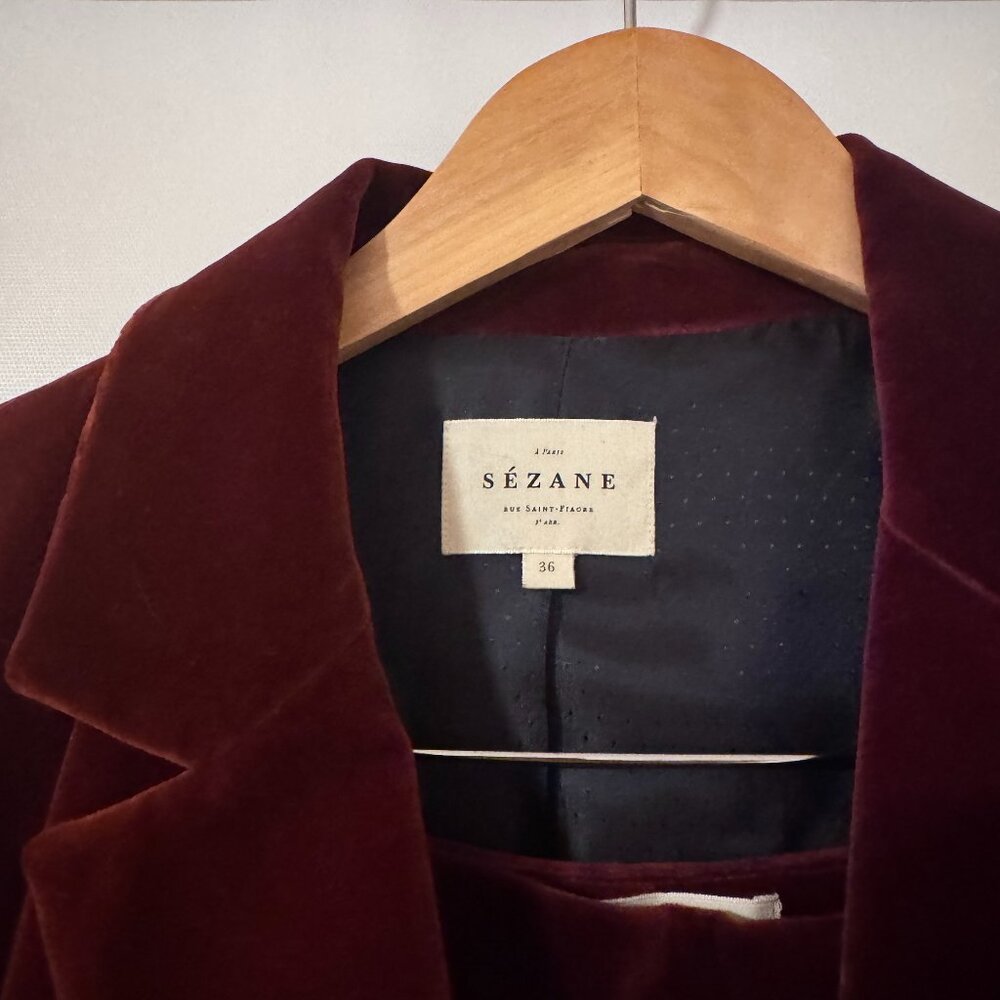 Sezanne velvet suit